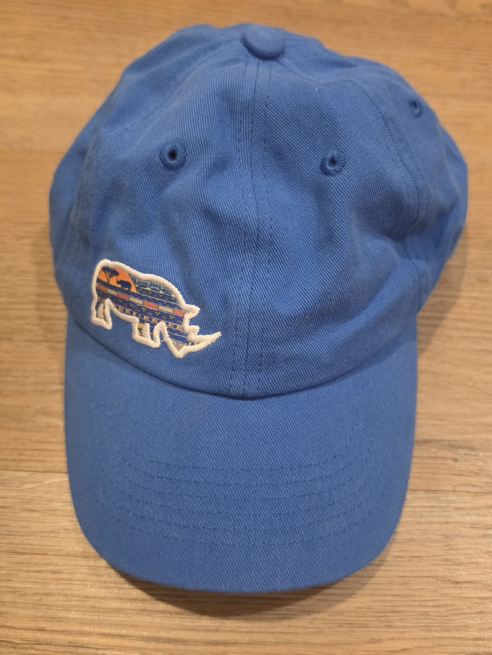 Baseball Cap with Rhino Patch - Blue